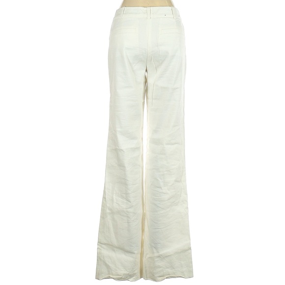 Club Monaco white linen wide leg pants - Picture 2 of 7